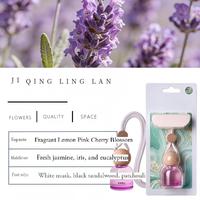 Diffuseur de parfum pour voiture en verre personnalisé avec design suspendu, parfum longue durée, évaporation naturelle, garantie de 3 mois, prix d'usine
