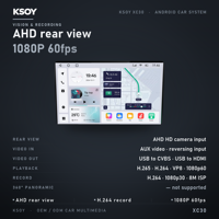 Layar Android Mobil Stereo Radio Mobil Pemutar Android untuk Mobil Layar Sentuh 9 Inch Bluetooth