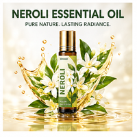 Minyak Esensial Neroli Roll On 10ml Custom OEM Private Label Grosir Aromaterapi Minyak Wangi Rollerball Perjalanan