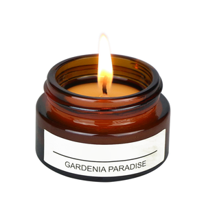 Velas Aromáticas Artesanales <span class=keywords><strong>de</strong></span> <span class=keywords><strong>Coco</strong></span> y Cera <span class=keywords><strong>de</strong></span> Soya en Tarro Ámbar, Mini Barras Navideñas <span class=keywords><strong>de</strong></span> Molly Glory, Venta al Por Mayor - Product Image 1