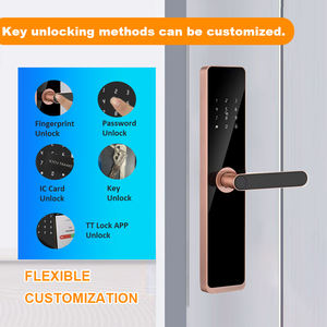 Otel odası güvenliği için TT kilit uygulaması ile dayanıklı Wi-Fi Bluetooth özellikli yarı otomatik otel kilidi - Product Image 2
