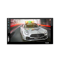 Batería de coche, 7 pulgadas, 480 x 800IPS, reposacabezas, monitor de tv, completamente táctil, 7023