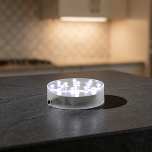 WGV International LED08 Disco de Luz Decorativo LED Redondo Transparente - 4 D X 1 H 4100K Blanco Neutro - Product Image 2