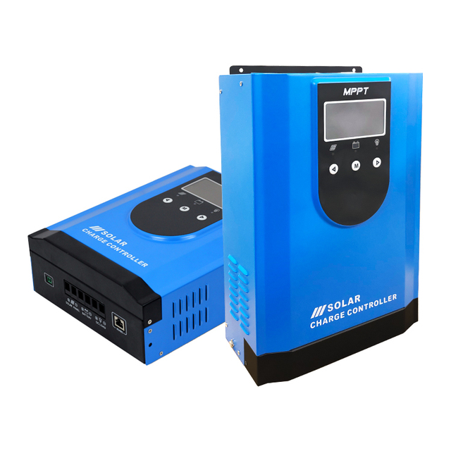 60A 12V/24V/48V Auto MPPT Solar Charge Controller Maximum Power Point Tracking Bluetooth Mobile APP with Solar Regulator