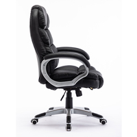 Chaise de direction moderne en cuir PU Chaises de bureau ergonomiques et confortables Chaise pivotante pour salle de réunion