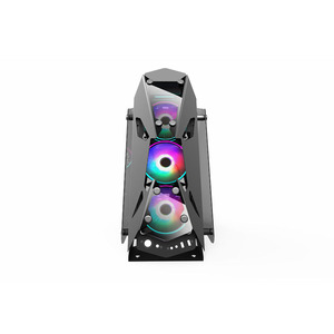 ATX Mid Tower Desktop <span class=keywords><strong>CPU</strong></span> Server Cabinet RGB Case con ventiladores PC <span class=keywords><strong>Gaming</strong></span> <span class=keywords><strong>Computer</strong></span> Cases & Towers Aleación de aluminio en stock - Product Image 3