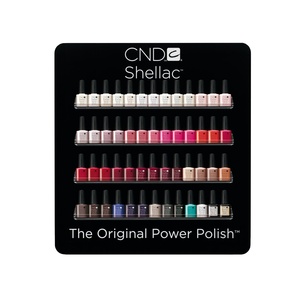 Rõ Ràng <span class=keywords><strong>Acrylic</strong></span> CND <span class=keywords><strong>Shellac</strong></span> Nail Polish Showy Vẻ Đẹp Tường Hiển Thị Giá - Product Image 2