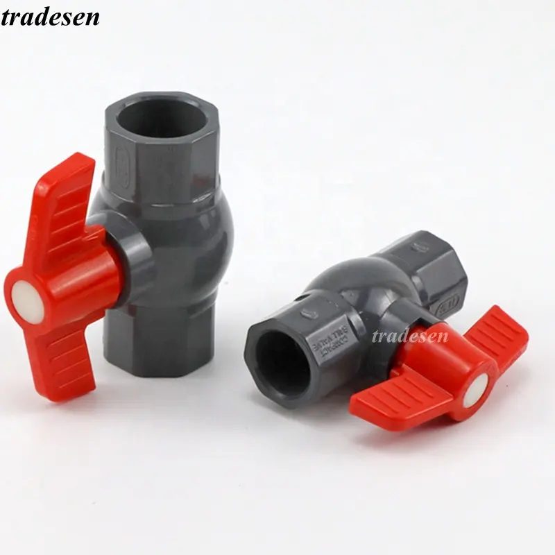 Pvc Kogelkraan Thuis Supply Water Valve Aquarium Aquarium Buisleidingen Tuinirrigatie Watering Buis Adapter