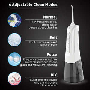 Flosser de agua inalámbrico portátil FOMIS 300ml IPX7 dentista <span class=keywords><strong>recomendado</strong></span> <span class=keywords><strong>irrigador</strong></span> de cuidado bucal 2000mAh dispositivo de limpieza <span class=keywords><strong>Dental</strong></span> - Product Image 4