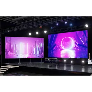 Escenario Evento Concierto Fondo LED Panel de pared Alta frecuencia de actualización Escenario Evento Interior Exterior Alquiler Pantalla LED Precio