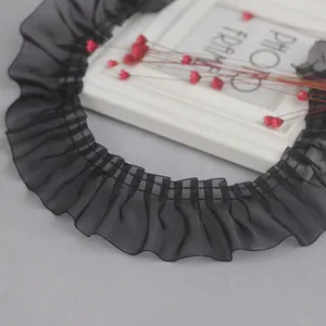 Bellissimo rivestimento in pizzo con volant di perle per abbellire i tuoi vestiti e <span class=keywords><strong>biancheria</strong></span> per <span class=keywords><strong>la</strong></span> casa - Product Image 5
