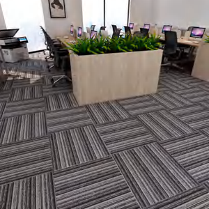 Alfombra Modular de Polipropileno para Oficina, Diseño Moderno, Resistente a las Manchas, Antideslizante, Decoración del Hogar - Product Image 2