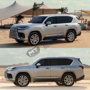 Maictop 2022 LX LX600 Auto Parts F-Sport Bodykit Facelift Upgrade Parachoques delantero de plástico Parrilla de labios Parrillas - Product Image 4