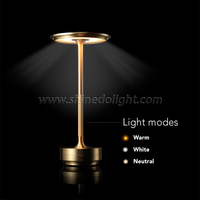 Offre Spéciale Lampe de Table Tactile LED Rechargeable pour Salle à Manger, Hôtel, Bar, Café – Design Galvanisé Décoratif