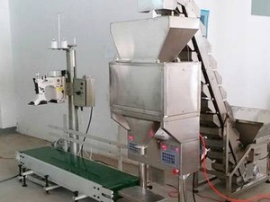 เครื่องบรรจุแบบตาข่ายกึ่งอัตโนมัติพร้อมสายพานลำเลียงและชุดเย็บ - Product Image 5