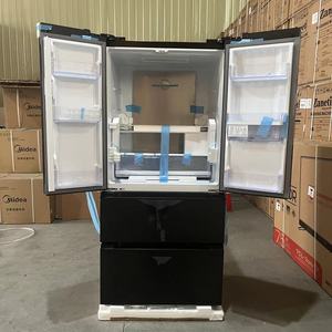 Réfrigérateur à panneau anglais sans givre réfrigérateur domestique à portes multiples avec distributeur d'eau 628L - Product Image 4