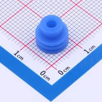 TE Silikon Einzeldrahtdichtung (SWS) 1394512-1 Automobilkabelbaum-Steckverbinder Blauer Wasserdichter Ringstecker Massiver Stecker