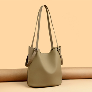 Fashion New Crossbody Bags High Quality Genuine Leather Shoulder Bucket Bag Casual Totes Luxury Women Handbags and <b>Purses</b> - Product Image 3
