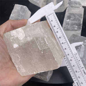 Hoge Kwaliteit Natuurlijke Ruwe Kristal Kwarts Ruw Helder Wit Calciet Vierkant Tuimelde Steen Voor Decoratie - Product Image 4