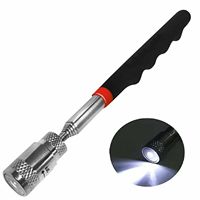 Kit d'outils de ramassage télescopiques magnétiques puissants, miroir d'inspection pivotant à 360, outil de ramassage magnétique pour réparation de voiture