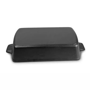 Venta al por mayor OEM ODM precio de fábrica restaurante resistente antiadherente rectángulo <span class=keywords><strong>Mini</strong></span> fundición de hierro fundido pescado Pan - Product Image 5