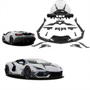 ชุดแต่งตัวถังรถยนต์ Lamborghini Revuelto สไตล์ MSY คาร์บอนไฟเบอร์แห้ง ประกอบด้วย สเกิร์ตหน้า สเกิร์ตหลัง สเกิร์ตข้าง ครอบล้อ ครอบฝากระโปรงหน้า - Product Image 1