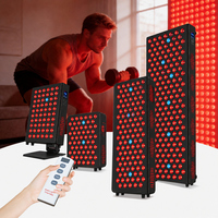 Panneau de luminothérapie LED rouge multi-longueurs d'onde, personnalisable OEM, pour le corps entier, avec lumière proche infrarouge, fabricant