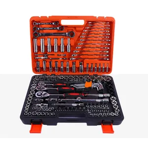 New 150pcs 1/4" 1/2" mini ratchet tool set wrench set combination ratchet with Sleeve Screwdriver Kit