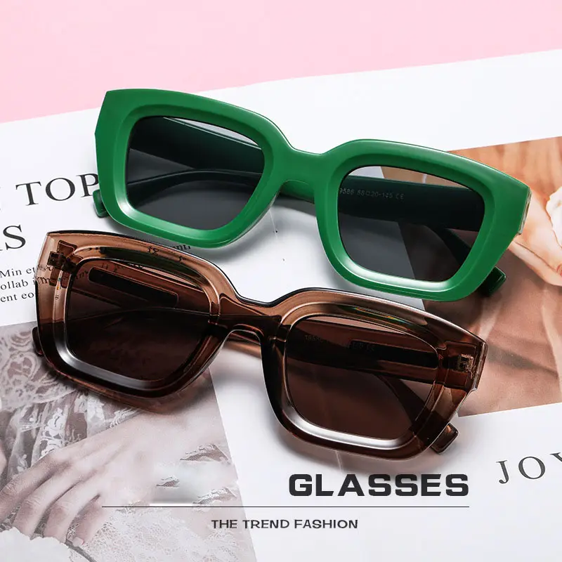 Square sunglasses for women men fashion shades black sun glasses retro unisex