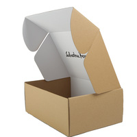 Boîtes personnalisées de marque privée, emballage de cadeau noir, boîte postale en papier d'expédition, boîte d'expédition en carton pour vêtements, chapeau