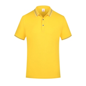 Polo Azul de Manga Corta, Color Sólido, Secado Rápido, Tejido de Punto, Corte Regular, Ropa Casual para Hombre - Product Image 2