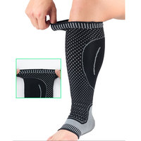 Chaussettes de compression respirantes en nylon élastique pour mollets, protection sportive d'été personnalisée pour adultes
