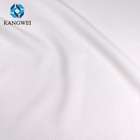 Tissu de sport en maille respirante Dryfit GRS Polydex 150 g/m² 100 % polyester à motif œil-de-perdrix pour maillots de football et t-shirts