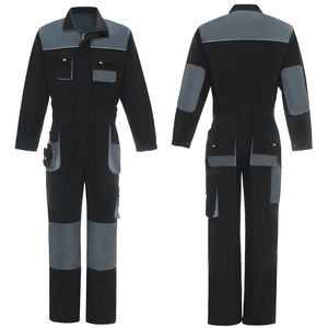 European American Style Workwear <strong>Coveralls</strong> Breathable Cotton Overalls <strong>Large</strong> 3D Pockets Logo Printing Spring/Autumn Labor - Product Image 4