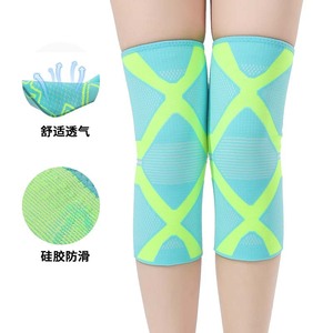 Rodilleras de punto de alta elasticidad con diseño antideslizante para yoga, senderismo, bádminton, aeróbicos, protección unisex para todas las estaciones - Product Image 1