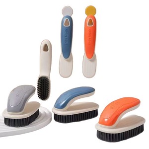 Brosse à chaussures à poils doux, en nylon et plastique, pour le nettoyage domestique, multifonctionnelle - Product Image 2