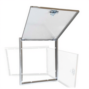 Porta de Acesso em Aço Inoxidável Retardante ao Fogo, Painel de Inspeção à Prova de Fogo para Hotéis e Edifícios - Product Image 4