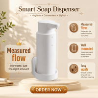 Dispensador de Jabón Líquido Automático Inteligente de Escritorio Moderno, Recargable por USB, de Acero Inoxidable 304, Original de Fábrica OEM, para Baño y Hogar