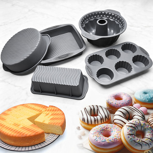 Silicone nhà bếp Baking Nguồn cung cấp thiết lập khuôn mẫu bánh, Tấm nướng bánh, chảo bánh rán, Silicone Muffin Pan, Bánh Pan và Cupcake - Product Image 3