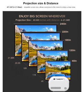 Nuevo Proyector Inteligente Sun 700, 1920x1080P, 4K, Android 9.0, WiFi 6, BT, Video, Cine, Portátil, Mini Proyector Digital para Exteriores - Product Image 6