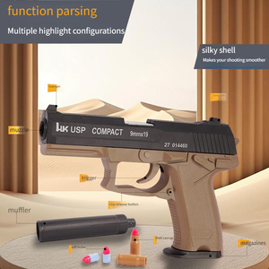 Pistola Giocattolo Realistica in ABS Grigio con Espulsione Manuale del Bossolo, Vendita all'Ingrosso dal Produttore a Prezzo Economico - Product Image 6