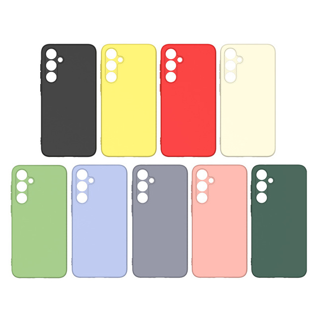Full Cover Matte Black TPU Soft Microfiber Flexible Mobile Phone Case for Samsung Galaxy A05 A05s 5G Cases