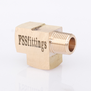 Fssfittings bán buôn Brass NPT chủ đề ống phù hợp nam chạy <span class=keywords><strong>TEE</strong></span> cho xe tải hệ thống không khí ống kết nối - Product Image 5