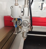 Machine de découpe laser à fibre 4040, zone de travail 400*400mm, moteur servo Leadshine, axe Z à réglage automatique, découpe intelligente, stabilité rapide