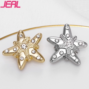 Cổ Điển Kẽm Hợp Kim Sao Biển Nút Thạch Tùy Chỉnh Thiết Kế Thân Thiện Với Môi Mạ Kỹ Thuật Cho Phong Cách Hiện Đại Quần Áo Phụ Kiện - Product Image 1