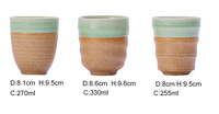 270ml 9oz tasses à café en céramique faites à la main prix usine
