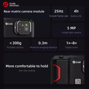 กล้องถ่ายภาพความร้อนอินฟราเรดแบบพกพา PF210 หน้าจอสัมผัส 3.5 นิ้ว พร้อม WiFi สำหรับตรวจสอบระบบไฟฟ้า/เครื่องกล/ระบบปรับอากาศ PF210 Pocket PF210 T - Product Image 3