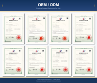 Caja de Protección EMI RF de Lámina de Estaño Serie IFG de FUGANG, Embalaje en Blíster, ISO9001, IATF16949, RoHS, IoT Inalámbrico, PCB Rectangular