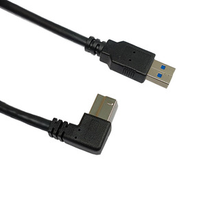 Usb 3.0 Data <b>Cable</b> Male A To Male B 90 Degree Angle High Speed Printing <b>Cable</b> - Product Image 4