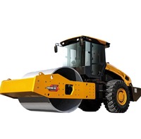 مدحلة اهتزازية أحادية الأسطوانة SSR220AC-10H بقوة 22 طن ومحرك 155 كيلوواط لدمك التربة على الطرق السريعة